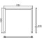 Stationary access barriers | welded | with top bar | hot-dip galvanized | total width: 1500 mm